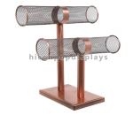 Bronze Color Retail Accessories Display Countertop Jewelry Display Stand For