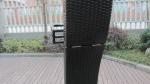 Black Strong Rattan Wicker Shower , Outdoor Beach Cane Shower