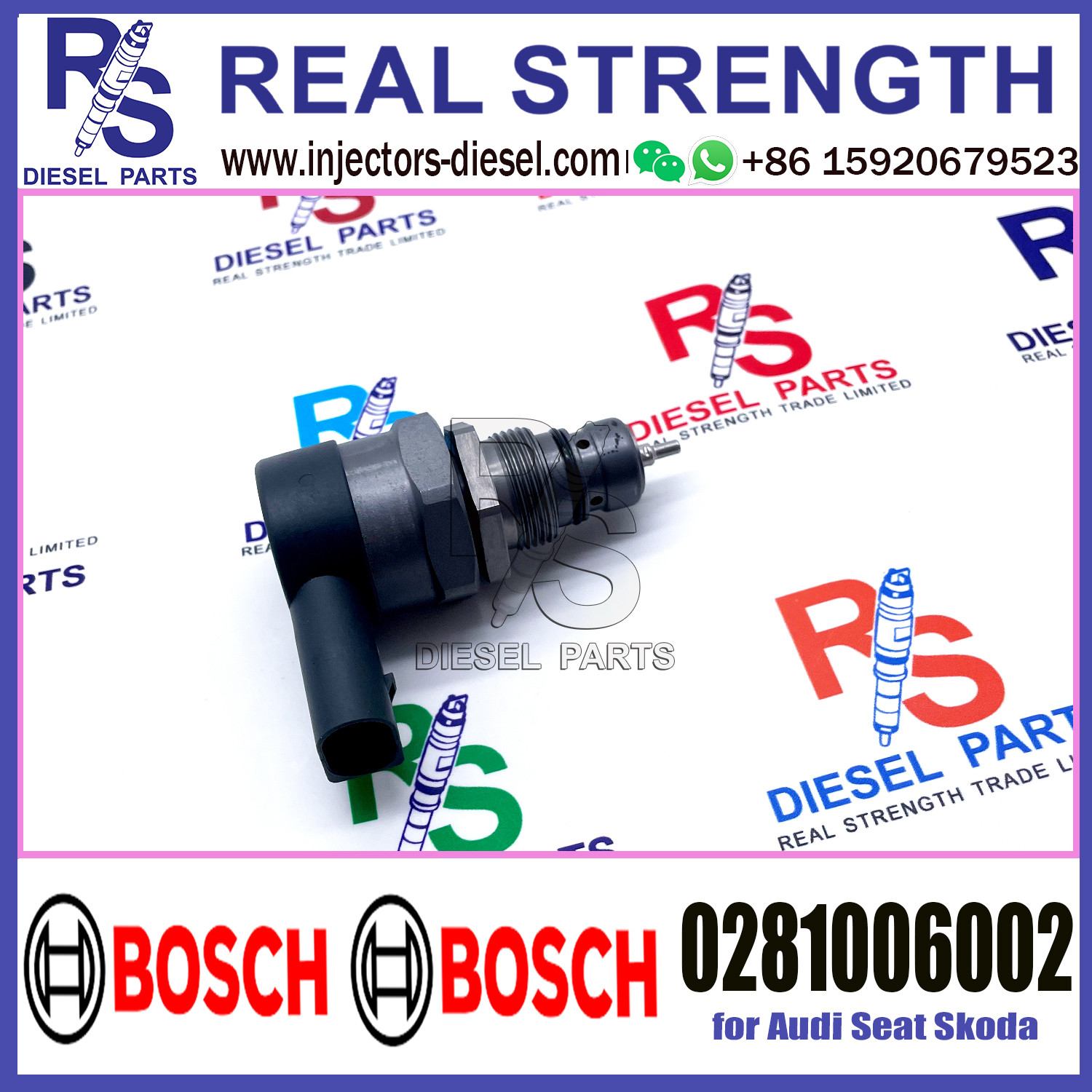BOSCH Control Valve 0281006002 DRV Regulator Solenoid 0281006002 for Audi Seat Skoda