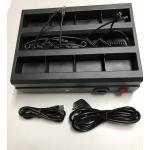 8 Ports Portable Camera Docking Station For Police Body Worn Cameras Power Bank