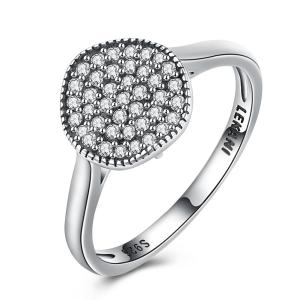 Wholesale Fashion Ring Zircon Diamonds Stone 925 Sterling Silver Engagement Wedding Band Ring For Women from china suppliers