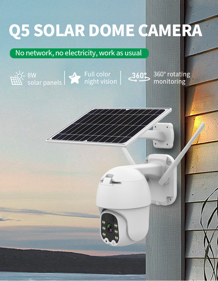 Hd 1080P Intelligent Wireless Battery Camera Auto Tracking Outdoor Surveillance