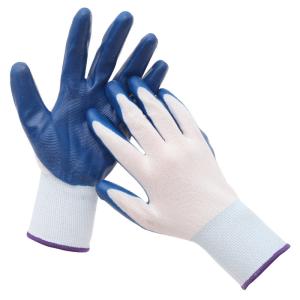 Wholesale Wear Resistant Road Safety Products Polyester Nitrile Coated Glove from china suppliers