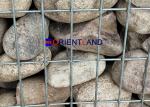 Galvanized Steel Welded 200cm Gabion Basket Bench With Pine Wood Boards