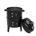 Outdoor Barrel Charcoal BBQ Grill Suitable for 6-8 People 0.8MM Material
