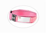 Unique Kids Sport ID Bracelet / Nylon ID Bracelet Color Customized With 3D Logo