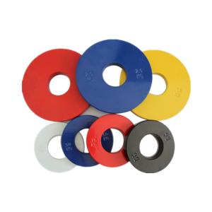 Wholesale Steel Fractional Plates Weightlifting , Barbell Weight Plates Various Color from china suppliers