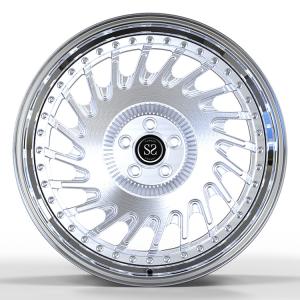 Wholesale Ferrari Custom 20 Inch Polish 5 X 114.3 2 Piece Forged Wheels Polished from china suppliers