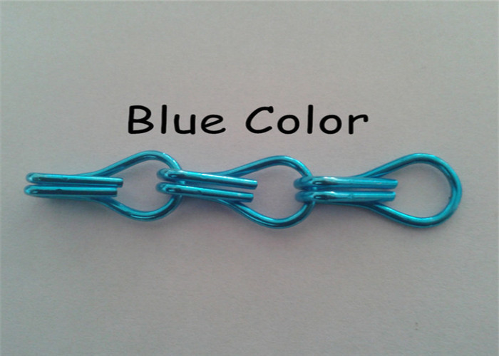Golden Color Customized 9mm Hole Chain Link Fly Screen Decorative Metal Mesh