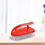 Stiff Bristles Hand Scrubbing Brush Non Slip Soft Grip Handle Household Cleaning