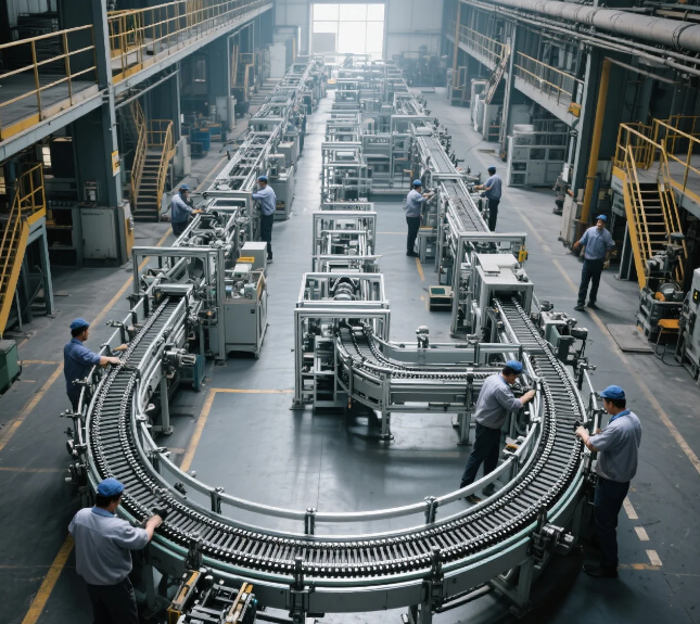 Efficient and practical production partner - dual-speed chain production line