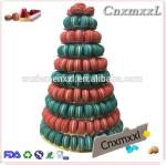 WOW 10 tier macaron blister tower stand packaging of CnxmxxL with acrylic