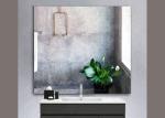 Fashion Silver Framed Bathroom Mirrors Thickness 3~6mm For Interior Decorative