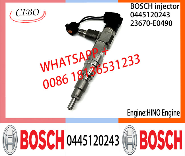 BOSCH 0445120243 23670-E0490 Neutral Fuel Injector Assembly 0445120243 23670-E0490 For HINO