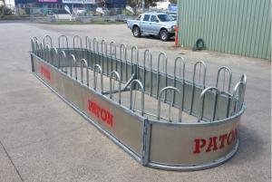 Wholesale Cattle Horse Livestock Galvanized Or Powder Coating Round Bale Hay Feeder from china suppliers