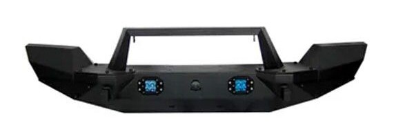 Wrangler Debris Front Bumper for Jeep JK Black Steel Recovery Bull Bar Winch Bumper for JK Wrangler 07 Onwards