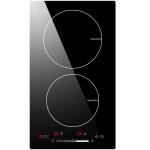 Plastic Housing Domino 12in Double Burner Induction Cooktop