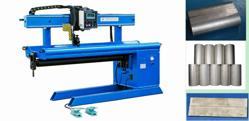 1500mm Automated Tank Shell Longitudinal Welder Straight Seam Welding Machine