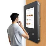 24" Outdoor Wall Mount Black Sunlight Readable Auto Vending Machine For Car Wash