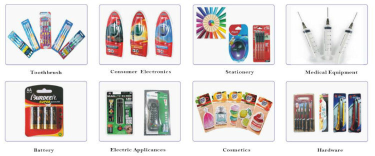 Pencil Sharpener Automatic Blister Packing Machine with Automatic Product Loading and Labeling Equipment
