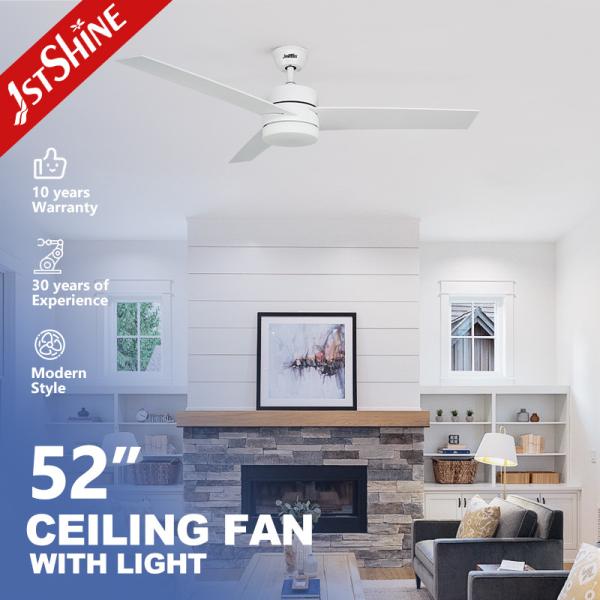 110-240V/50Hz-60Hz 52 Inch Ceiling Fan with Remote Control and OEM Color Wood