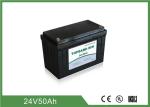 2000 Cycles Life Electric Forklift Battery 24V 50Ah Industrial Forklift