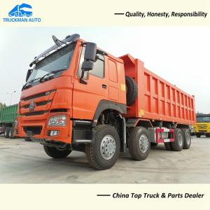 Wholesale 8x4 SINOTRUK HOWO 50 Tons Heavy Duty Dump Truck With Right Hand Drive Cabin from china suppliers