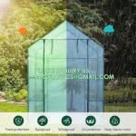 Heavy-Duty Poly Balcony Large Walk In Tunnel Plastic Greenhouse Tent For Winter