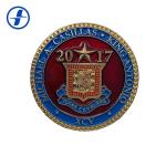 Round Military Challenge Coins Commemorative Sports Metal Soft Enamel Coin