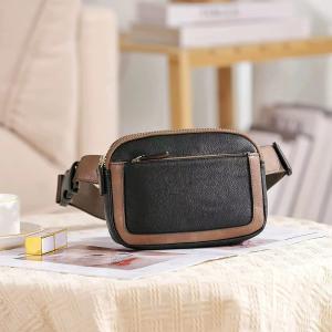 Wholesale NEW CROSS-BORDER CROSSBODY FANNY PACK WITH ADJUSTABLE STRAPS FAUX LEATHER FOR WOMEN from china suppliers
