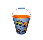 Lovely Galvanized Metal Buckets For Children , Mini Tin Buckets With Handle