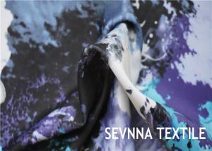 Wholesale Wet Print Polyester Screen Fabric , Solid Dyed Custom Printed Polyester Fabric from china suppliers