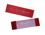 Stamped Color Satin Clothing Woven Labels Combing machine Woven Soft Edge