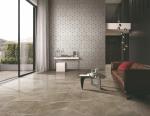 Eco - Friendly Polished Porcelain Floor Tile / Durable Ceramic Floor Tile