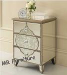 Unique Mirror Furniture Set For Bedroom Venetian Design Queen Size Bed