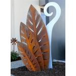 Art Leaf Metal Tree Corten Steel Sculpture Garden Decoration