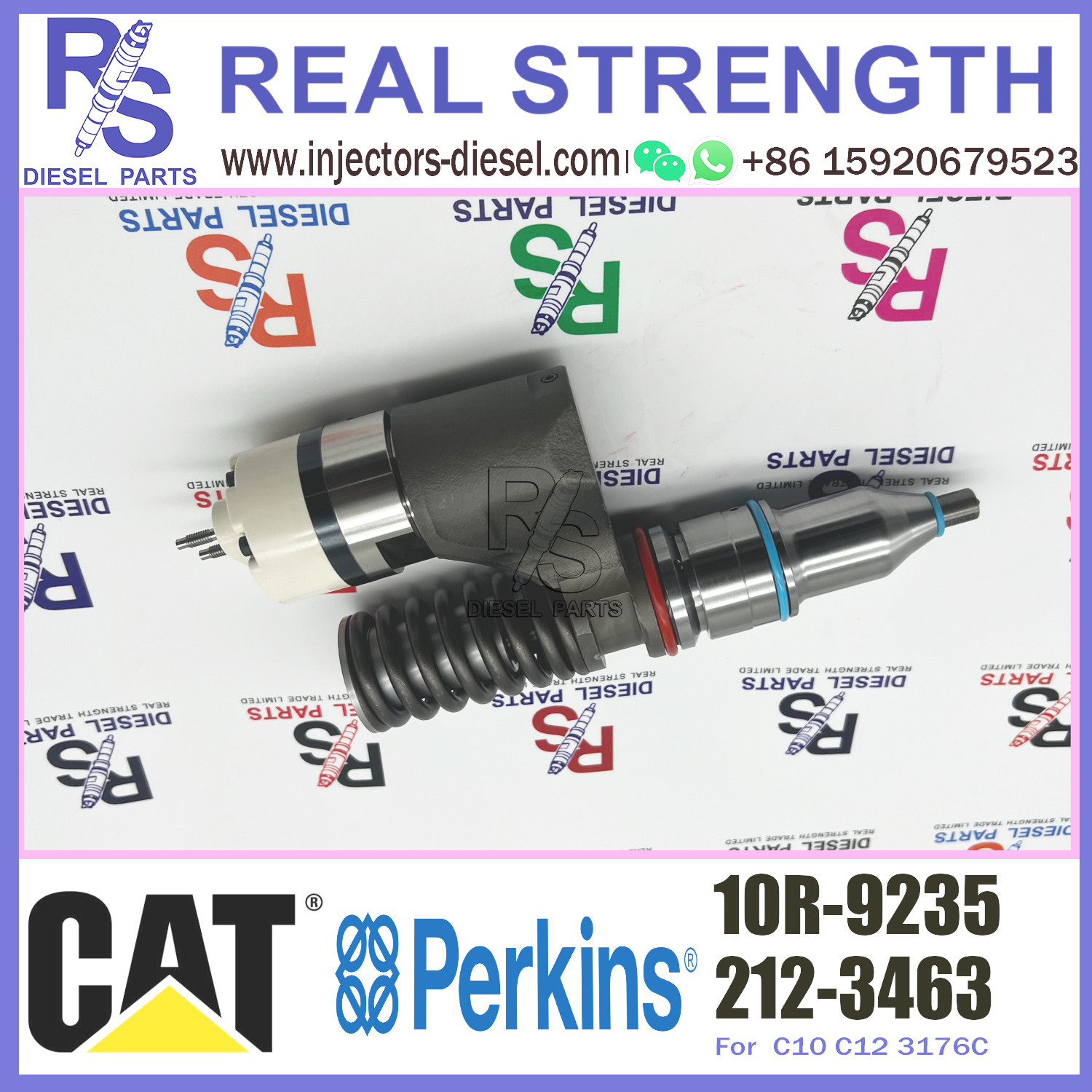 Diesel Fuel Injector 2123463 212-3463 10R0963 10R-0963 10R9235 10R-9235 for C10 C12 3176C