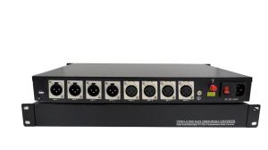Wholesale 4 channels Bi-directional banlanced XLR Audio over a single ST Fiber from china suppliers