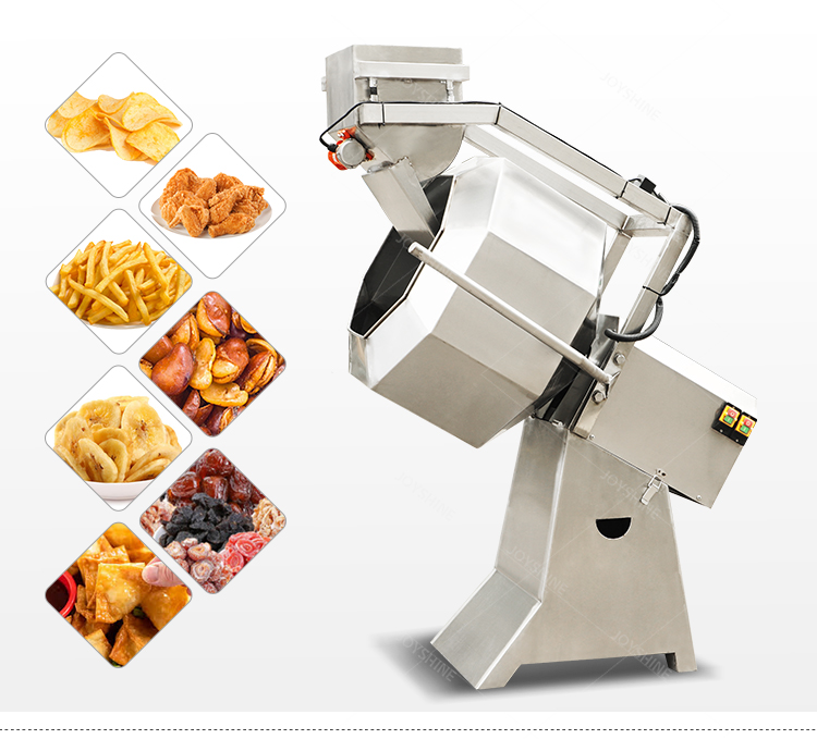 130kg Industrial Crisp Potato Chips Chicken Snack Food Seasoning Packaging Machine