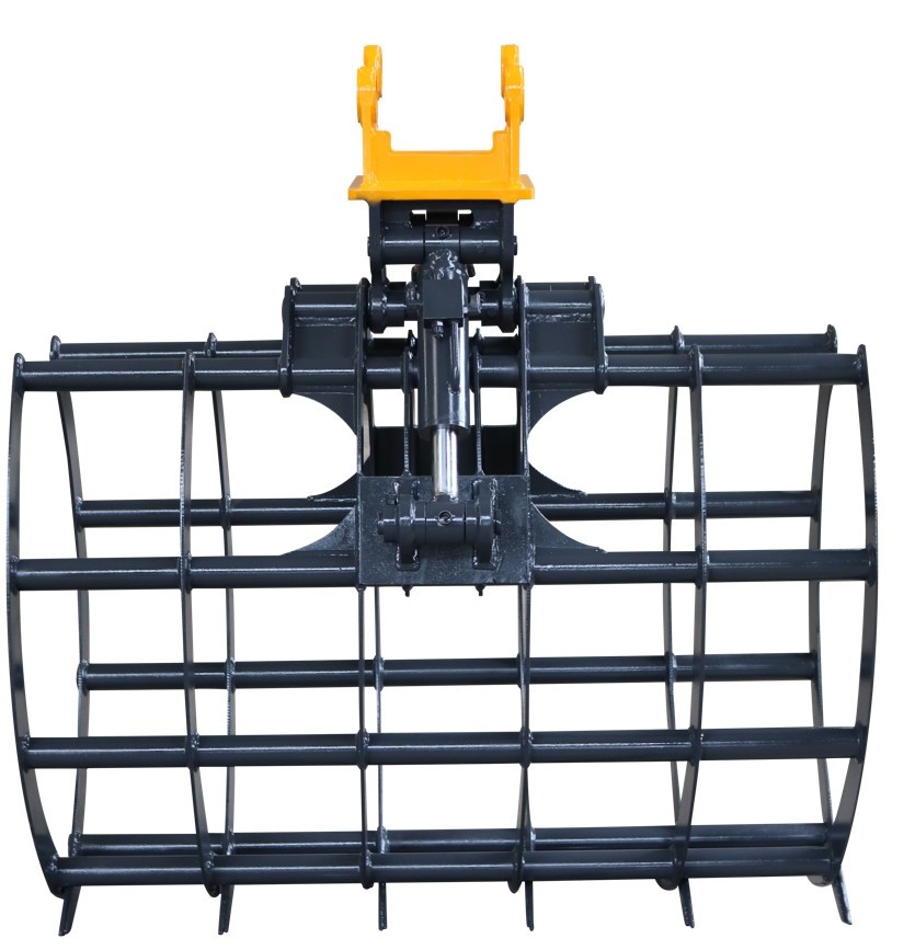 Cotton CE Excavator Attachment Haystack Excavator Rotating Grapple