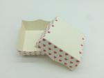 Pink Square Muffin Paper Liners , Red And White Polka Dot Cupcake Liners Eco
