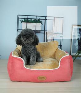 Wholesale Suede 38*45*18cm Plush Pet Beds/safety pet bed/pet products from china suppliers