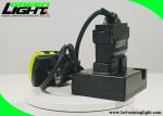 25000lux Brightness Coal Mining Helmet Lights Yellow Shell ABS Anti Cracked IP68