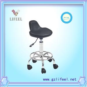 Wholesale Beautiful fashionable salon furniture barber chair stool with backrest footrest from china suppliers