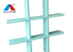 Wholesale 0.6mm Thickness Aluminium Grid Ceiling , Weather Resistant Metal Grille Ceiling from china suppliers
