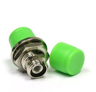 Green color Ceramic or Bronze Sleeve SC APC Duplex Fiber Optic Adapter for CATV Networks