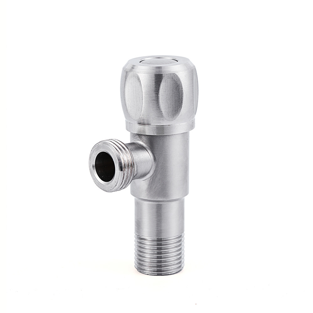 Household Brushed Faucet Angle Valve For Kitchen Sink 10*5.5*3.5 170g
