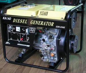 Wholesale High Efficiency Open Frame Diesel Generators , 60hz 5kva Diesel Generator from china suppliers