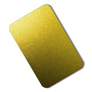 Wholesale 304 Bead Blasted Stainless Steel Sheet Gold Mirror PVD 1.2 x 1219 x 2438mm from china suppliers