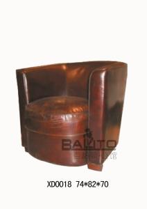 Wholesale British style leather single leisure chair furniture,#XD0018 from china suppliers